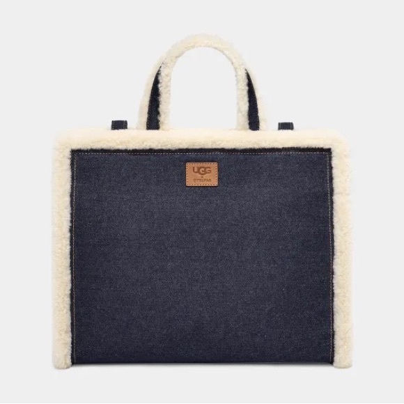 Ugg X Telfar Medium Shopper- Denim - Picture 4 of 6